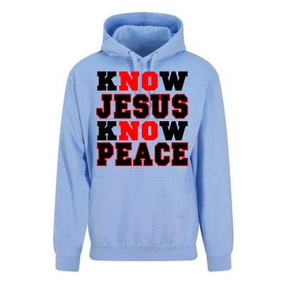 Know Jesus Know Peace Unisex Surf Hoodie