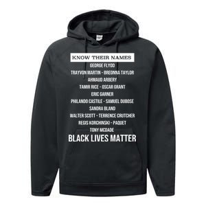 Know Their Names BLM Performance Fleece Hoodie