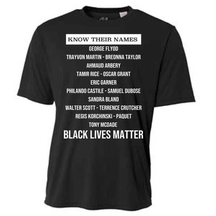 Know Their Names BLM Cooling Performance Crew T-Shirt