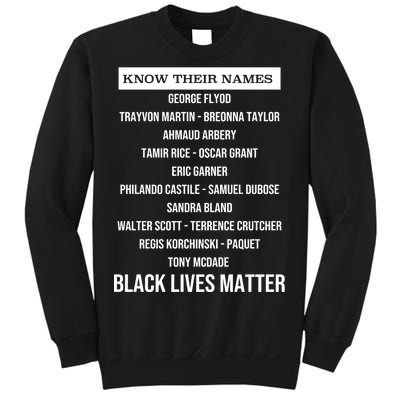 Know Their Names BLM Sweatshirt