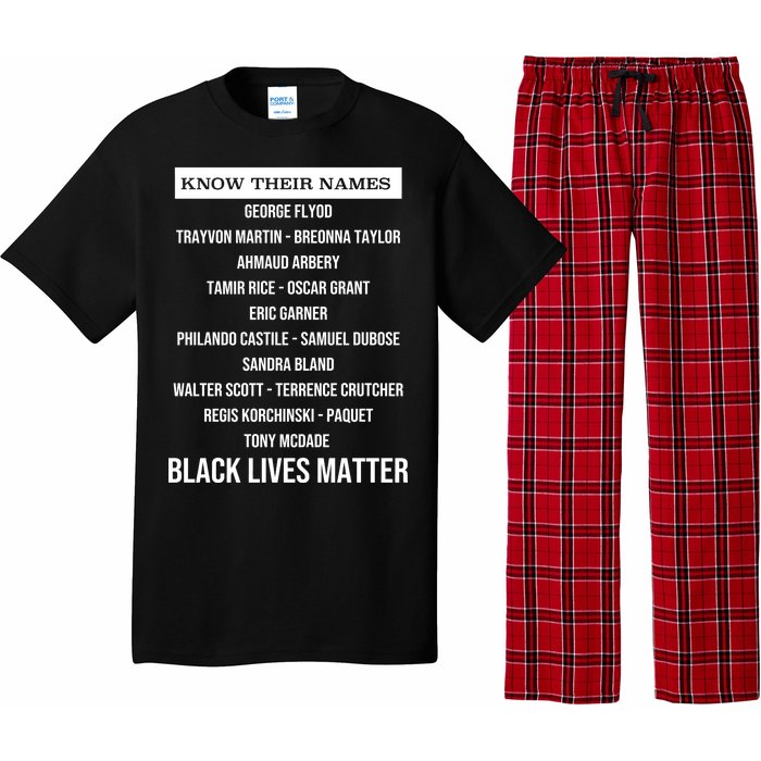 Know Their Names BLM Pajama Set