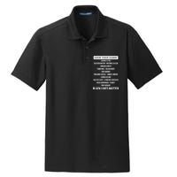 Know Their Names BLM Dry Zone Grid Polo