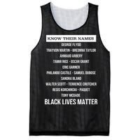 Know Their Names BLM Mesh Reversible Basketball Jersey Tank