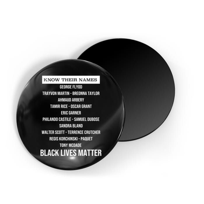 Know Their Names BLM Magnet