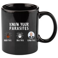 Know Your Parasites Anti Joe Biden 11oz C Handle Ceramic Mug
