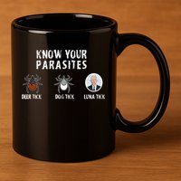 Know Your Parasites Anti Joe Biden 11oz C Handle Ceramic Mug