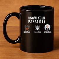 Know Your Parasites Anti Joe Biden 11oz C Handle Ceramic Mug