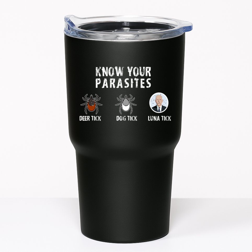 Know Your Parasites Anti Joe Biden Tumbler