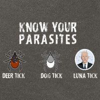 Know Your Parasites Anti Joe Biden Cotton Canvas Backpack