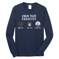 Know Your Parasites Anti Joe Biden Long Sleeve Shirt