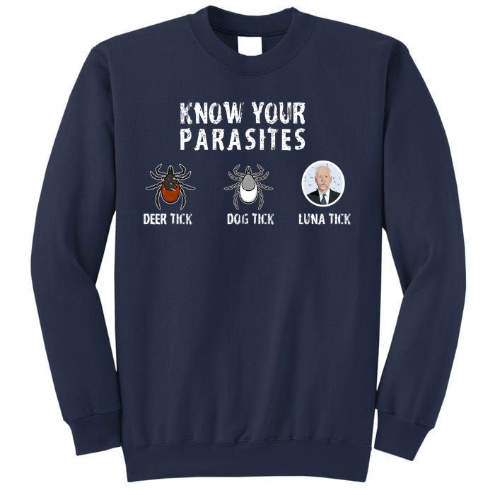 Know Your Parasites Anti Joe Biden Sweatshirt