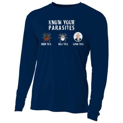 Know Your Parasites Anti Joe Biden Cooling Performance Long Sleeve Crew