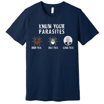 Know Your Parasites Anti Joe Biden Premium T-Shirt