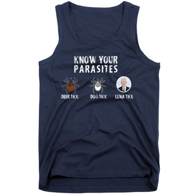 Know Your Parasites Anti Joe Biden Tank Top