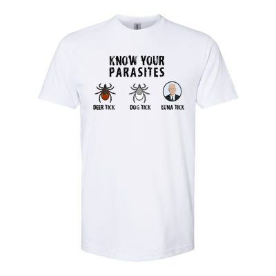 Know Your Parasites Anti Joe Biden Softstyle® CVC T-Shirt