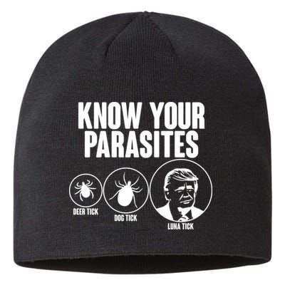 Know Your Parasites Deer Trick Dog Trick Luna Trick Sustainable Beanie