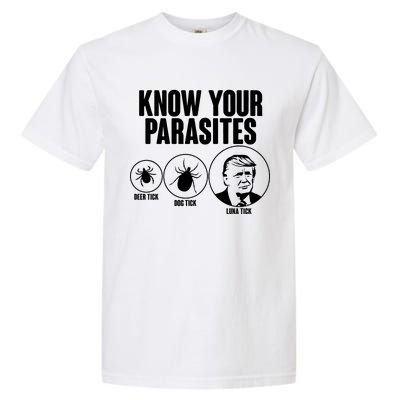 Know Your Parasites Deer Trick Dog Trick Luna Trick Garment-Dyed Heavyweight T-Shirt