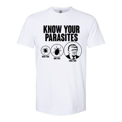 Know Your Parasites Deer Trick Dog Trick Luna Trick Softstyle® CVC T-Shirt