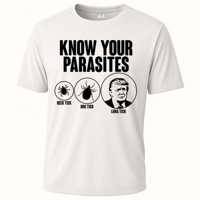 Know Your Parasites Deer Trick Dog Trick Luna Trick Performance Shirt