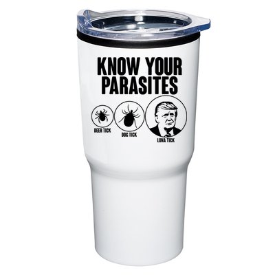 Know Your Parasites Deer Trick Dog Trick Luna Trick Tumbler