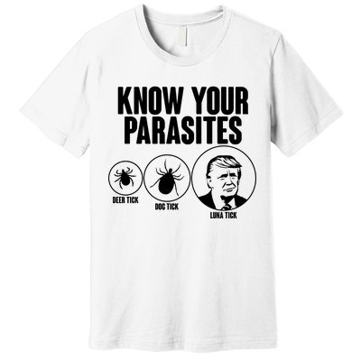 Know Your Parasites Deer Trick Dog Trick Luna Trick Premium T-Shirt