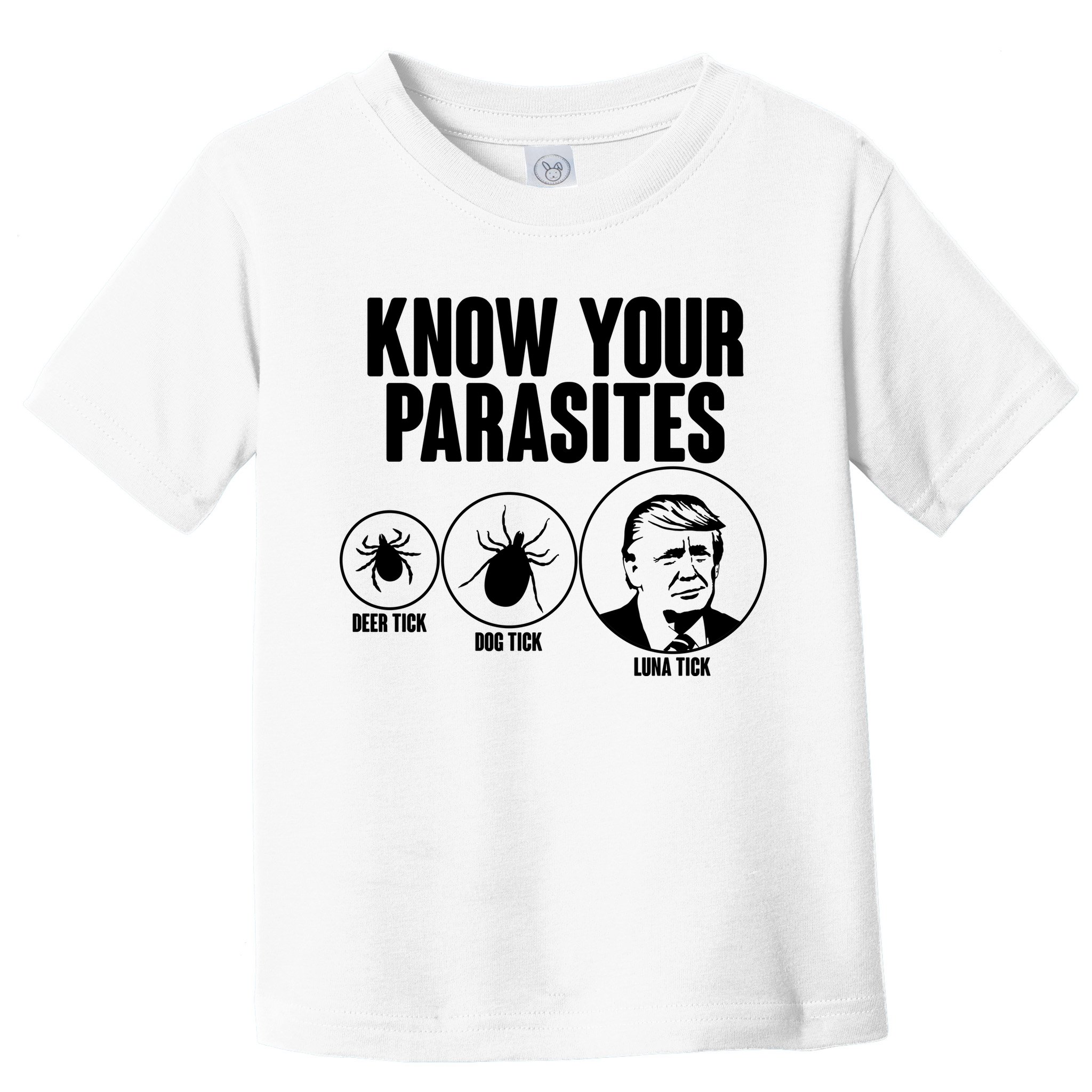 Know Your Parasites Deer Trick Dog Trick Luna Trick Toddler T-Shirt
