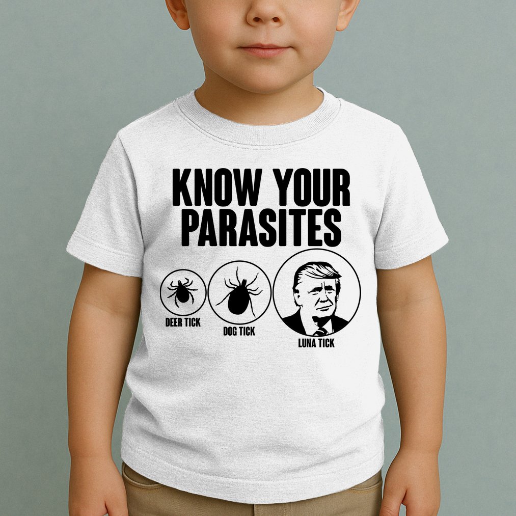 Know Your Parasites Deer Trick Dog Trick Luna Trick Toddler T-Shirt