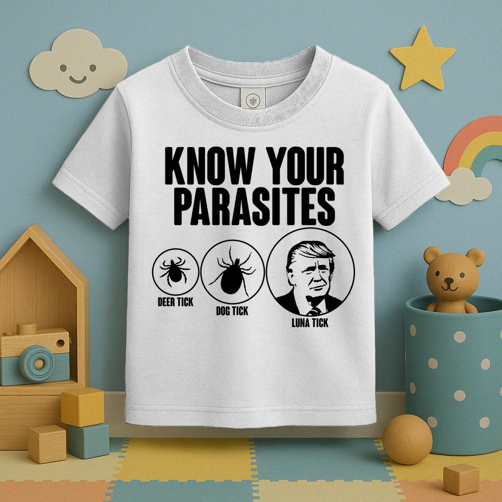 Know Your Parasites Deer Trick Dog Trick Luna Trick Toddler T-Shirt