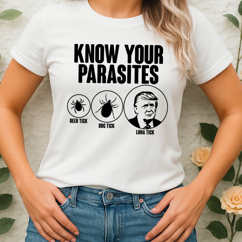 Know Your Parasites Deer Trick Dog Trick Luna Trick Womens T-Shirt