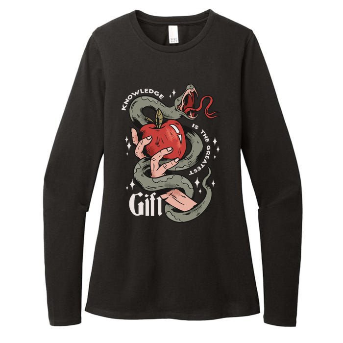 Knowledge Is The Greatest Gift Womens CVC Long Sleeve Shirt