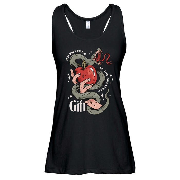 Knowledge Is The Greatest Gift Ladies Essential Flowy Tank