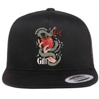 Knowledge Is The Greatest Gift Flat Bill Trucker Hat