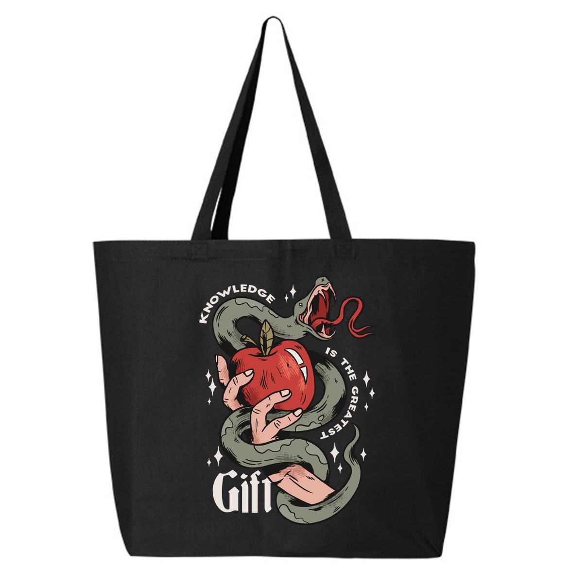 Knowledge Is The Greatest Gift 25L Jumbo Tote