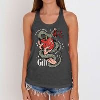 Knowledge Is The Greatest Gift Women's Knotted Racerback Tank