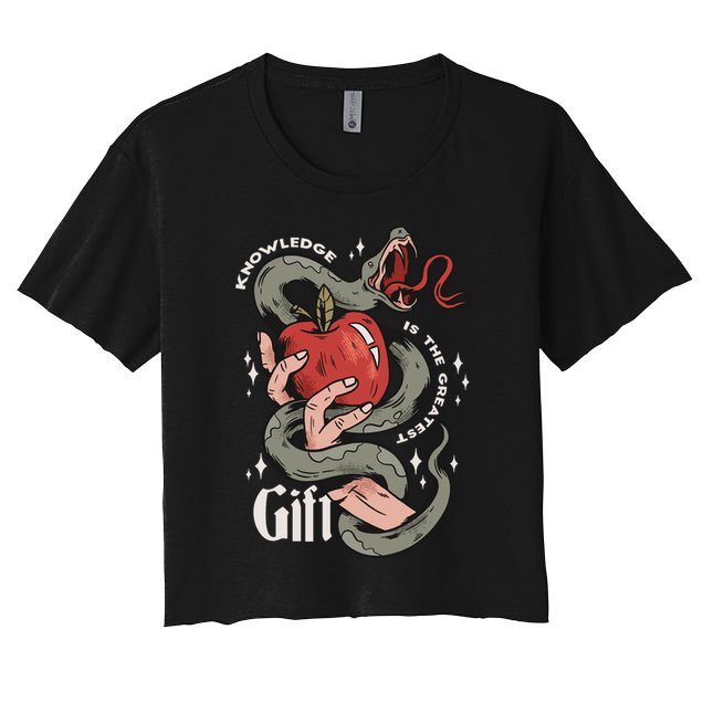 Knowledge Is The Greatest Gift Crop Top