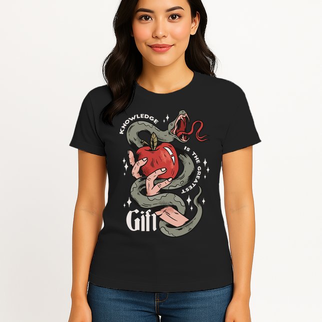 Knowledge Is The Greatest Gift Womens T-Shirt