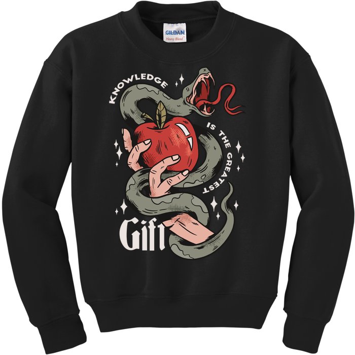 Knowledge Is The Greatest Gift Kids Sweatshirt