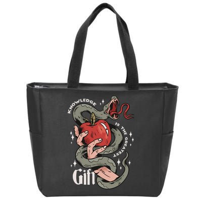 Knowledge Is The Greatest Gift Zip Tote Bag
