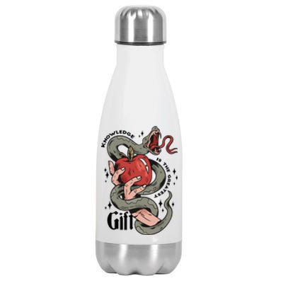 Knowledge Is The Greatest Gift Stainless Steel Insulated Water Bottle