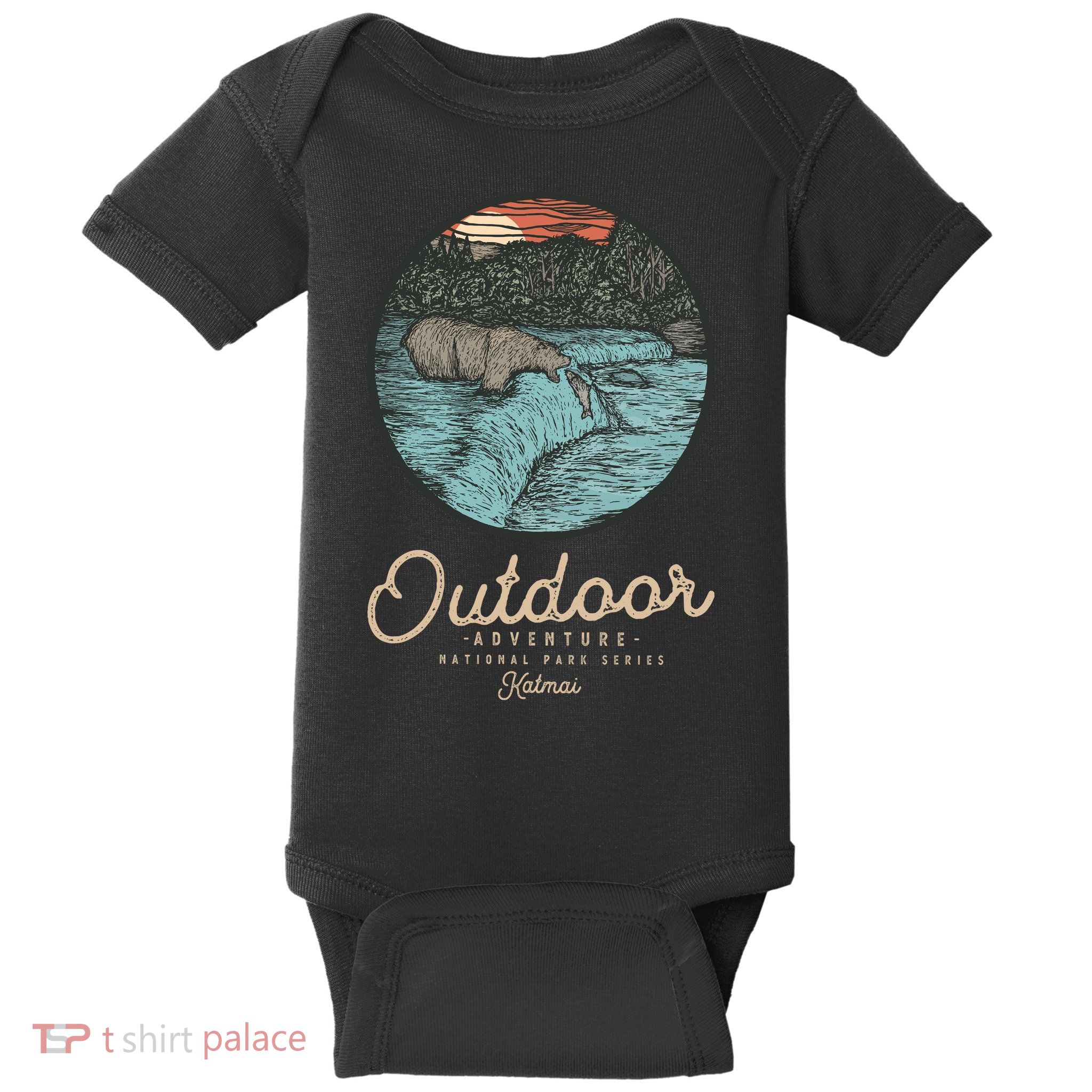 Katmai National Park Baby Bodysuit
