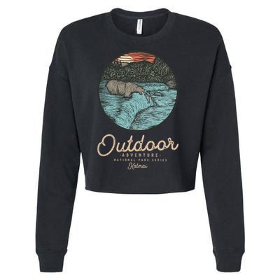 Katmai National Park Cropped Pullover Crew