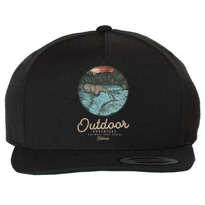 Katmai National Park Wool Snapback Cap