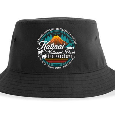 Katmai National Park Preserve Alaska Bear Watching Salmon Sustainable Bucket Hat