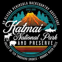 Katmai National Park Preserve Alaska Bear Watching Salmon 16 in Basic Backpack