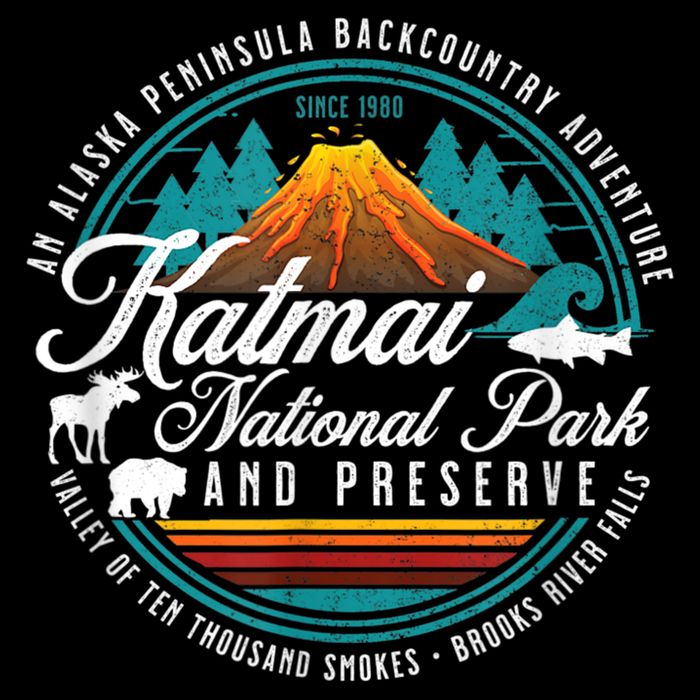 Katmai National Park Preserve Alaska Bear Watching Salmon 16 in Basic Backpack
