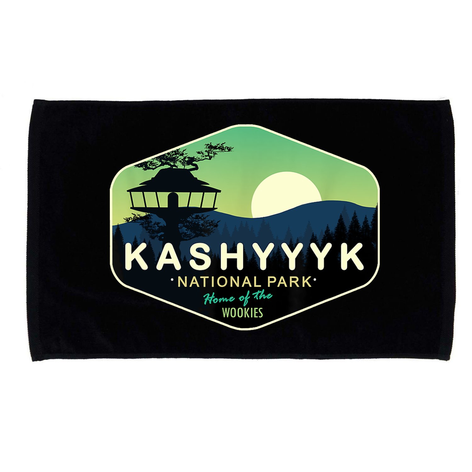 Kashyyyk National Park Home Of The Wookies Microfiber Hand Towel