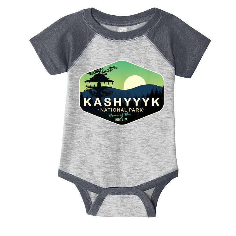 Kashyyyk National Park Home Of The Wookies Infant Baby Jersey Bodysuit