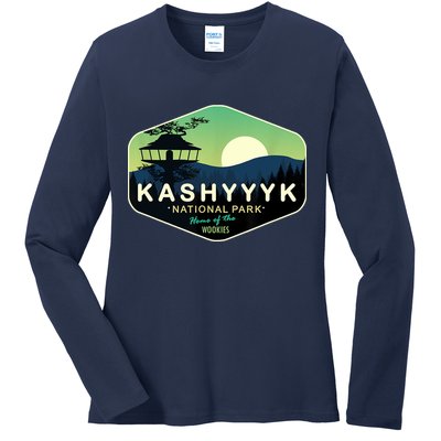 Kashyyyk National Park Home Of The Wookies Ladies Long Sleeve Shirt