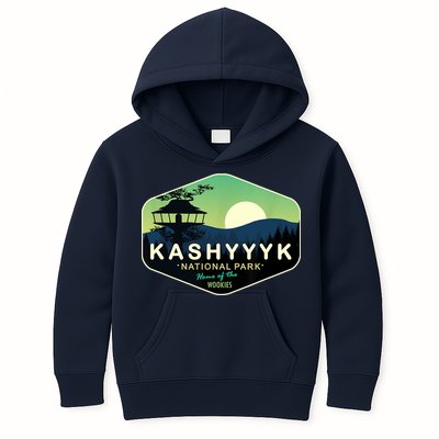 Kashyyyk National Park Home Of The Wookies Kids Hoodie