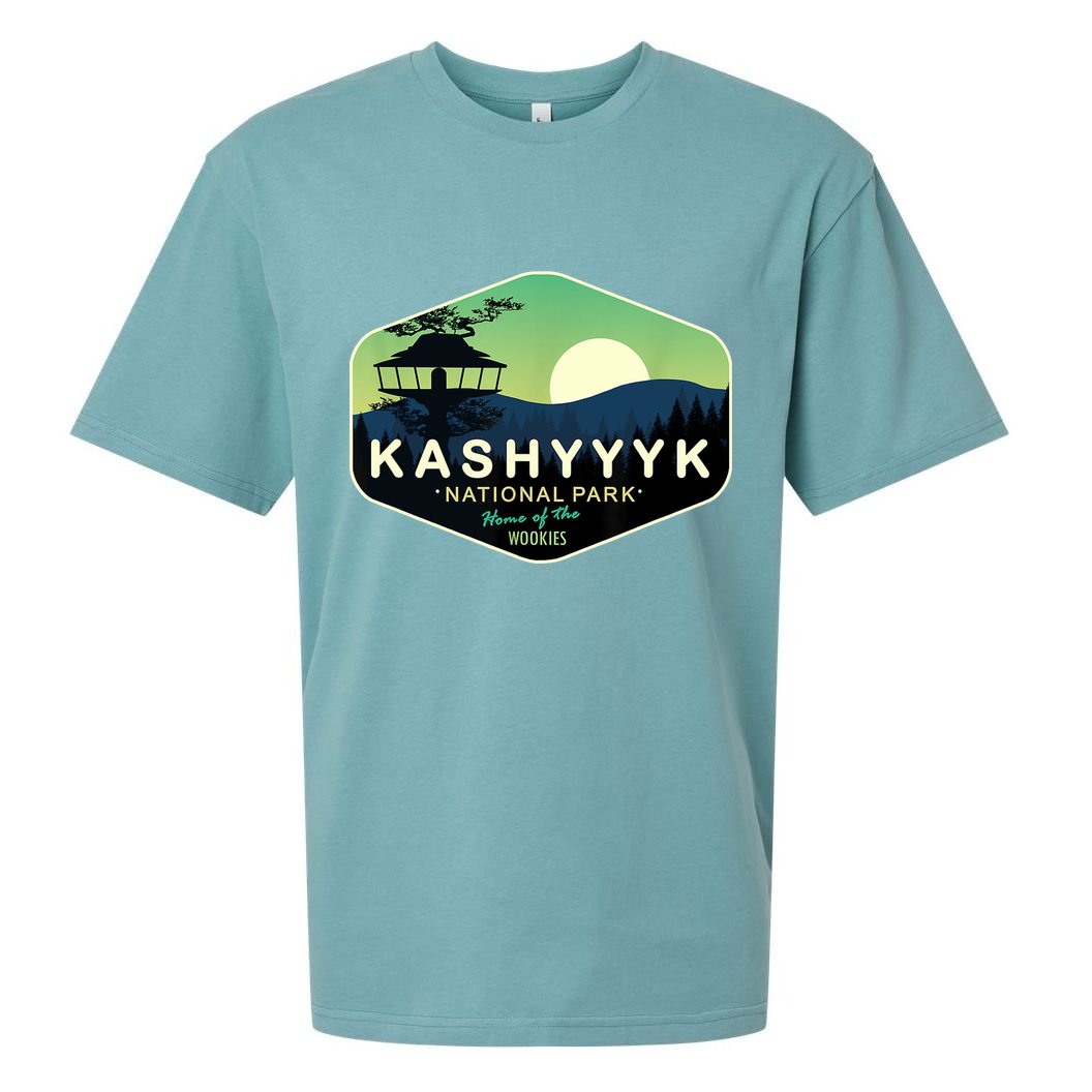 Kashyyyk National Park Home Of The Wookies Sueded Cloud Jersey T-Shirt